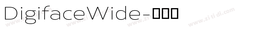DigifaceWide字体转换