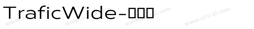 TraficWide字体转换