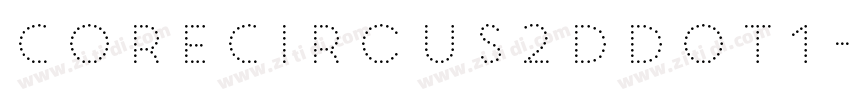 CoreCircus2DDot1字体转换