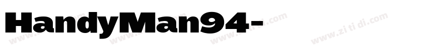 HandyMan94字体转换