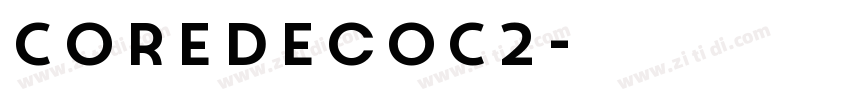 CoreDecoC2字体转换