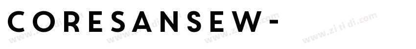 CoreSansEW字体转换