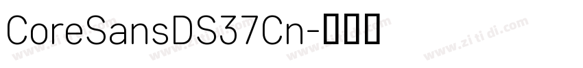 CoreSansDS37Cn字体转换