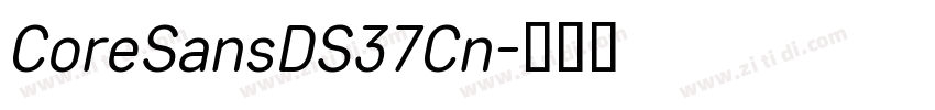 CoreSansDS37Cn字体转换