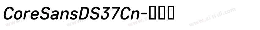 CoreSansDS37Cn字体转换