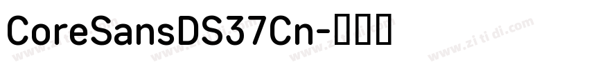 CoreSansDS37Cn字体转换