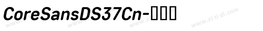 CoreSansDS37Cn字体转换