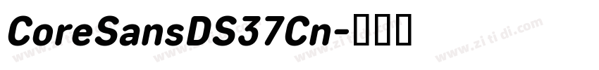 CoreSansDS37Cn字体转换