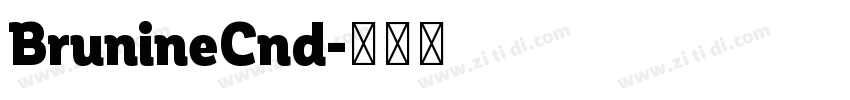 BrunineCnd字体转换