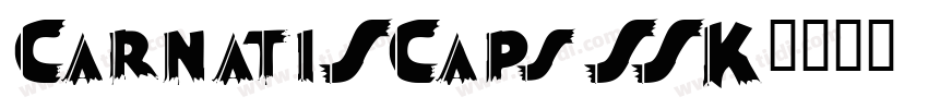 CarnatiSCapsSSK字体转换