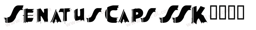 SenatusCapsSSK字体转换