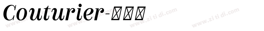 Couturier字体转换