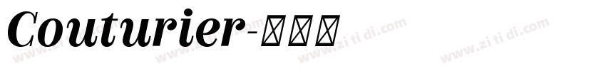 Couturier字体转换