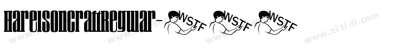 HarelsonCraftRegular字体转换