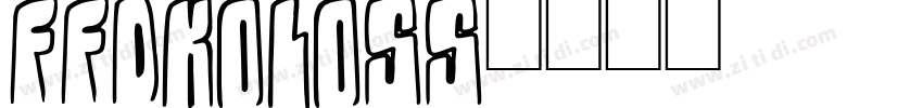 FfdKoloss字体转换