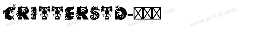 CritterStd字体转换