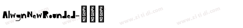 AlwynNewRounded字体转换