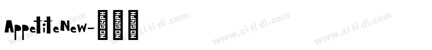 AppetiteNew字体转换