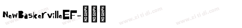 NewBaskervilleEF字体转换