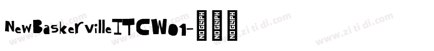 NewBaskervilleITCW01字体转换