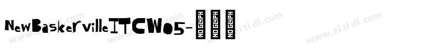 NewBaskervilleITCW05字体转换