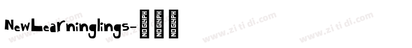 NewLearninglings字体转换