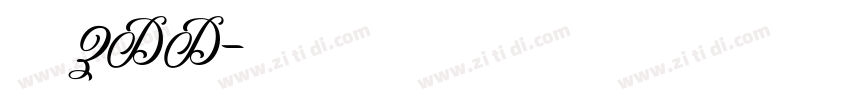 宋黑ZDD字体转换
