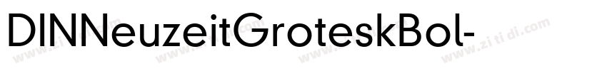 DINNeuzeitGroteskBol字体转换