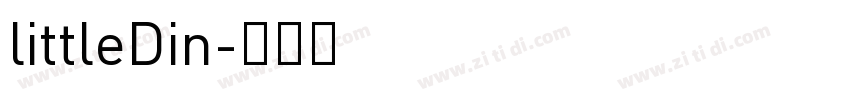 littleDin字体转换