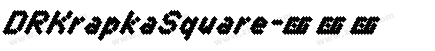 DRKrapkaSquare字体转换