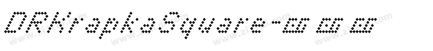DRKrapkaSquare字体转换