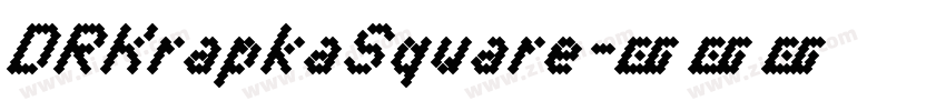 DRKrapkaSquare字体转换