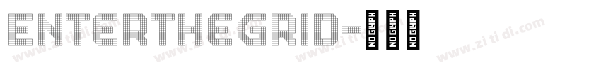 EntertheGrid字体转换