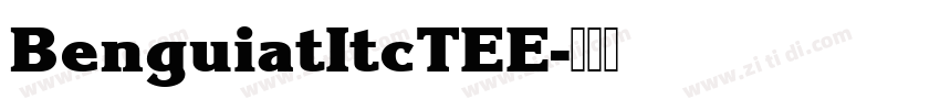 BenguiatItcTEE字体转换