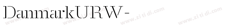 DanmarkURW字体转换