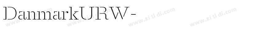 DanmarkURW字体转换