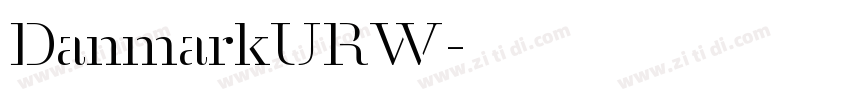 DanmarkURW字体转换