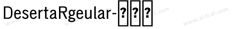 DesertaRgeular字体转换