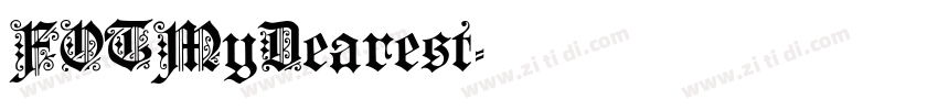 FOTMyDearest字体转换