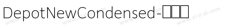 DepotNewCondensed字体转换