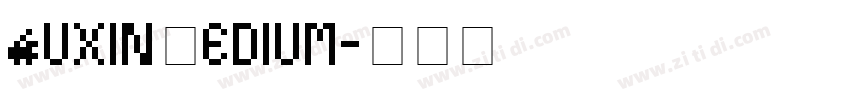 AuxinMedium字体转换
