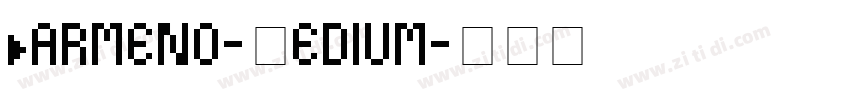Barmeno-Medium字体转换