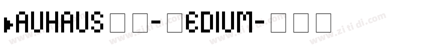 BauhausEF-Medium字体转换