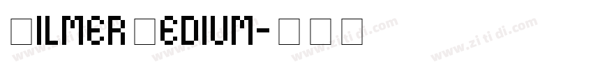 GilmerMedium字体转换
