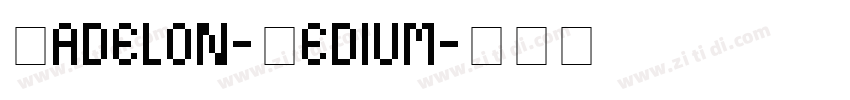 Iadelon-Medium字体转换