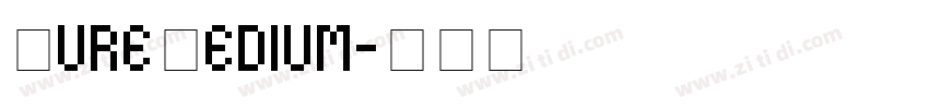 JureMedium字体转换
