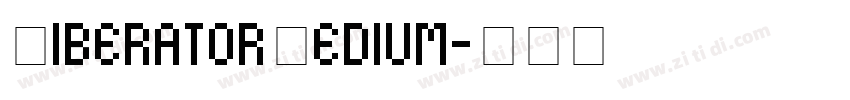 LiberatorMedium字体转换