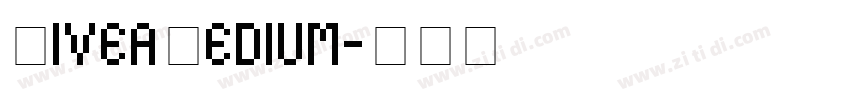 NiveaMedium字体转换