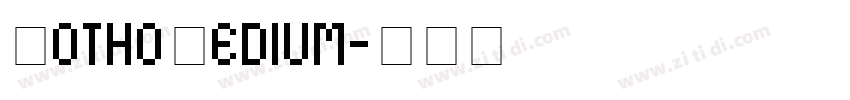QothoMedium字体转换