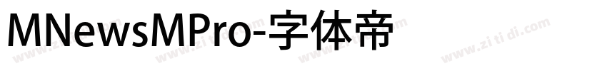 MNewsMPro字体转换